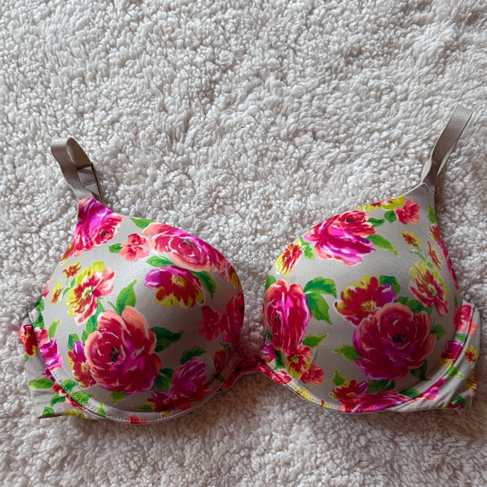 Victoria's Secret Pink Floral Bra